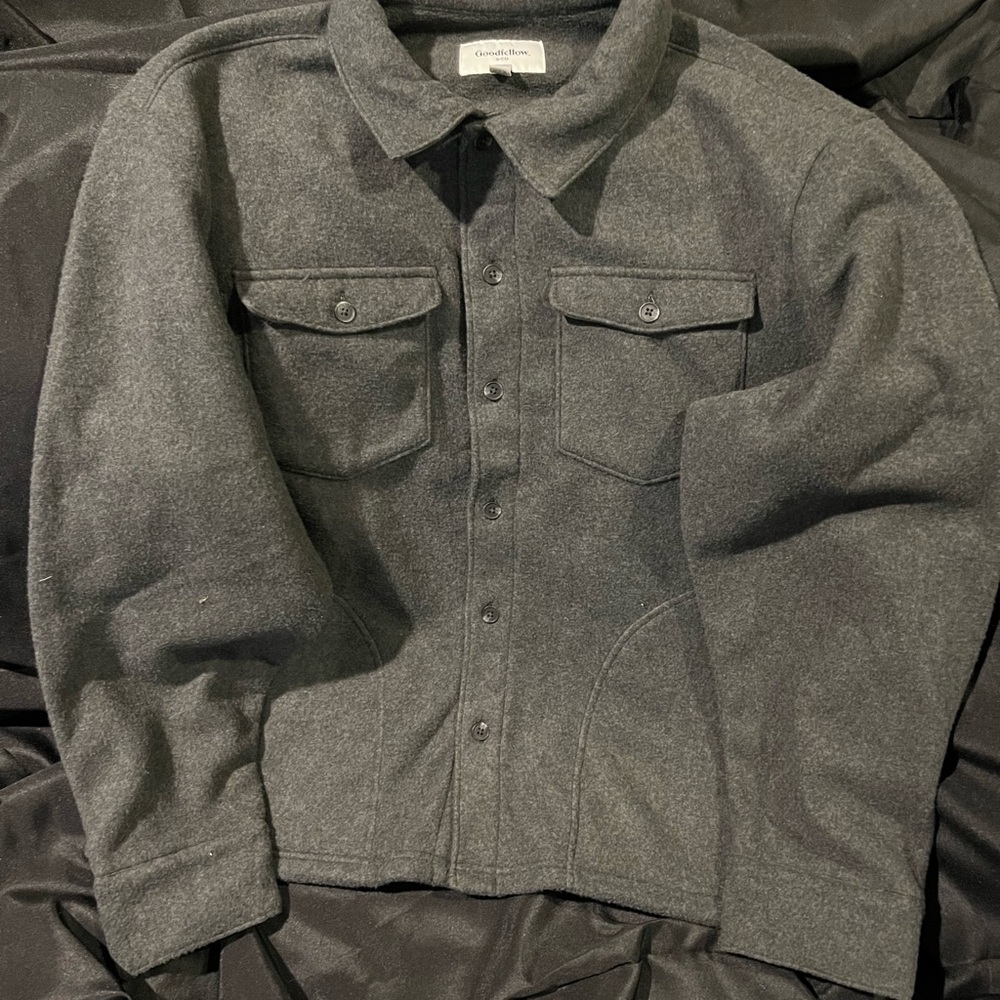 Men's Gray Fleece Jacket